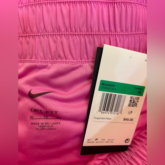 NWT Nike High Waist Pink Shorts - Picture 6 of 7